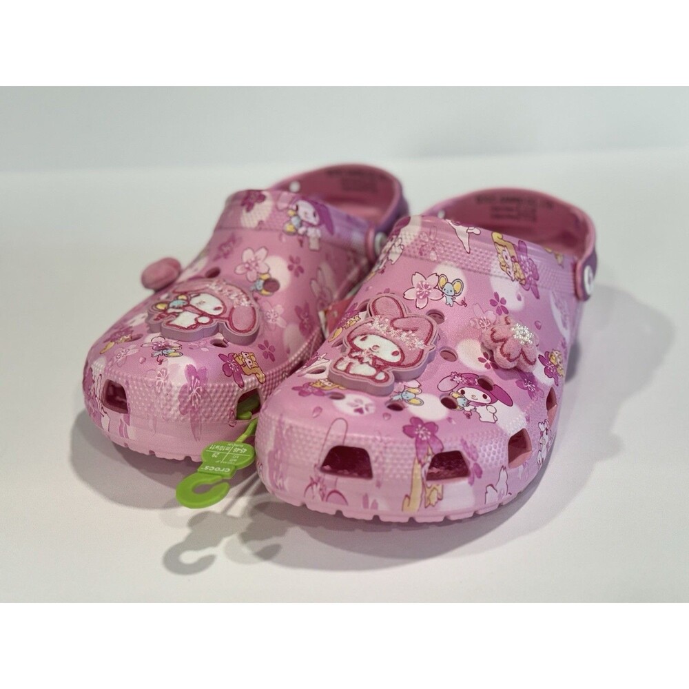 Crocs My Melody Sanrio Clogs Pink Men’s 11 / Women’s 13 Rare Kawaii